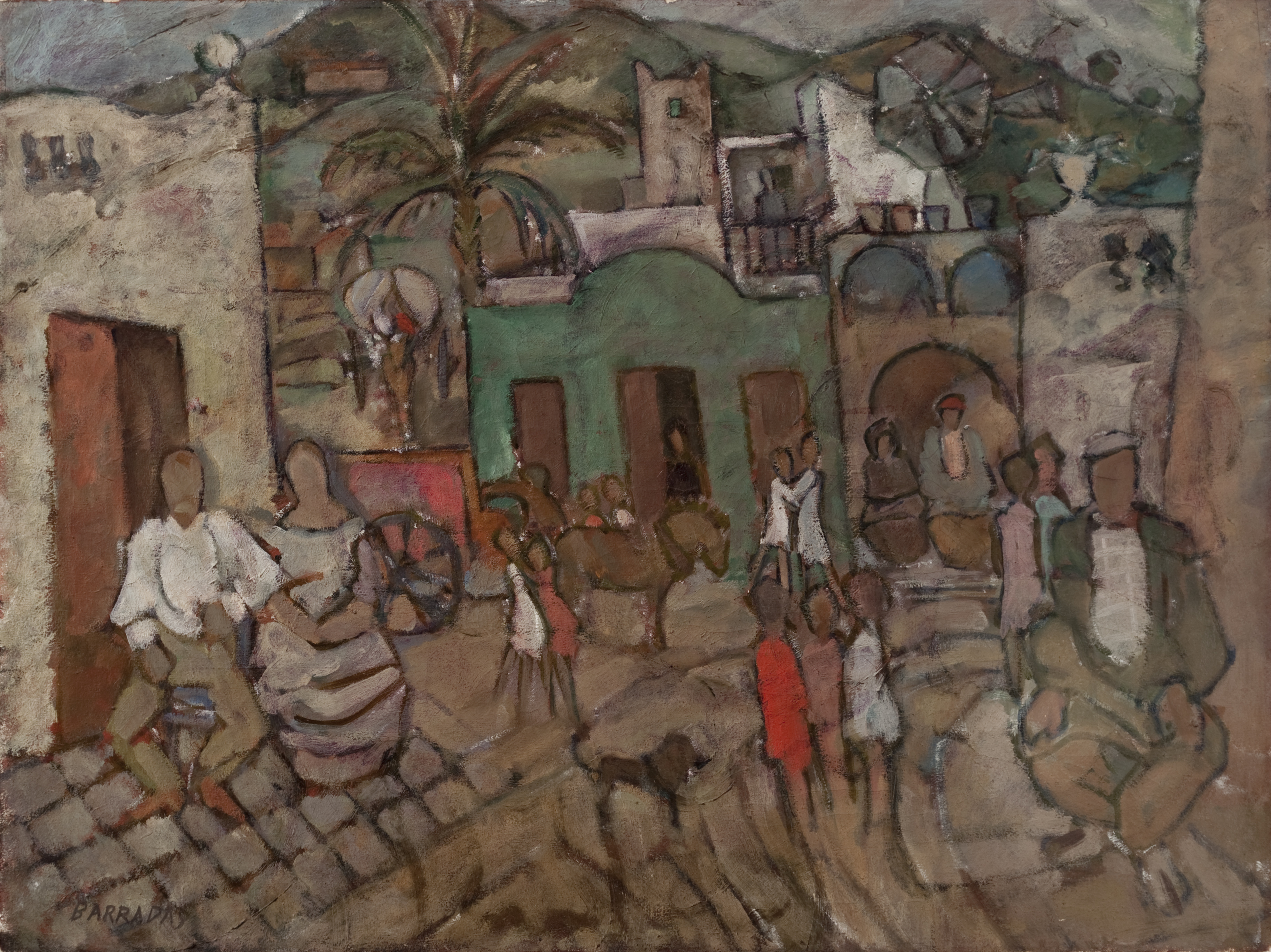 Paisaje con organillo