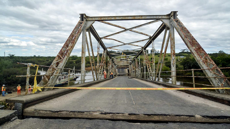 El 4 de marzo se habilitará el paso por el puente provisorio sobre el