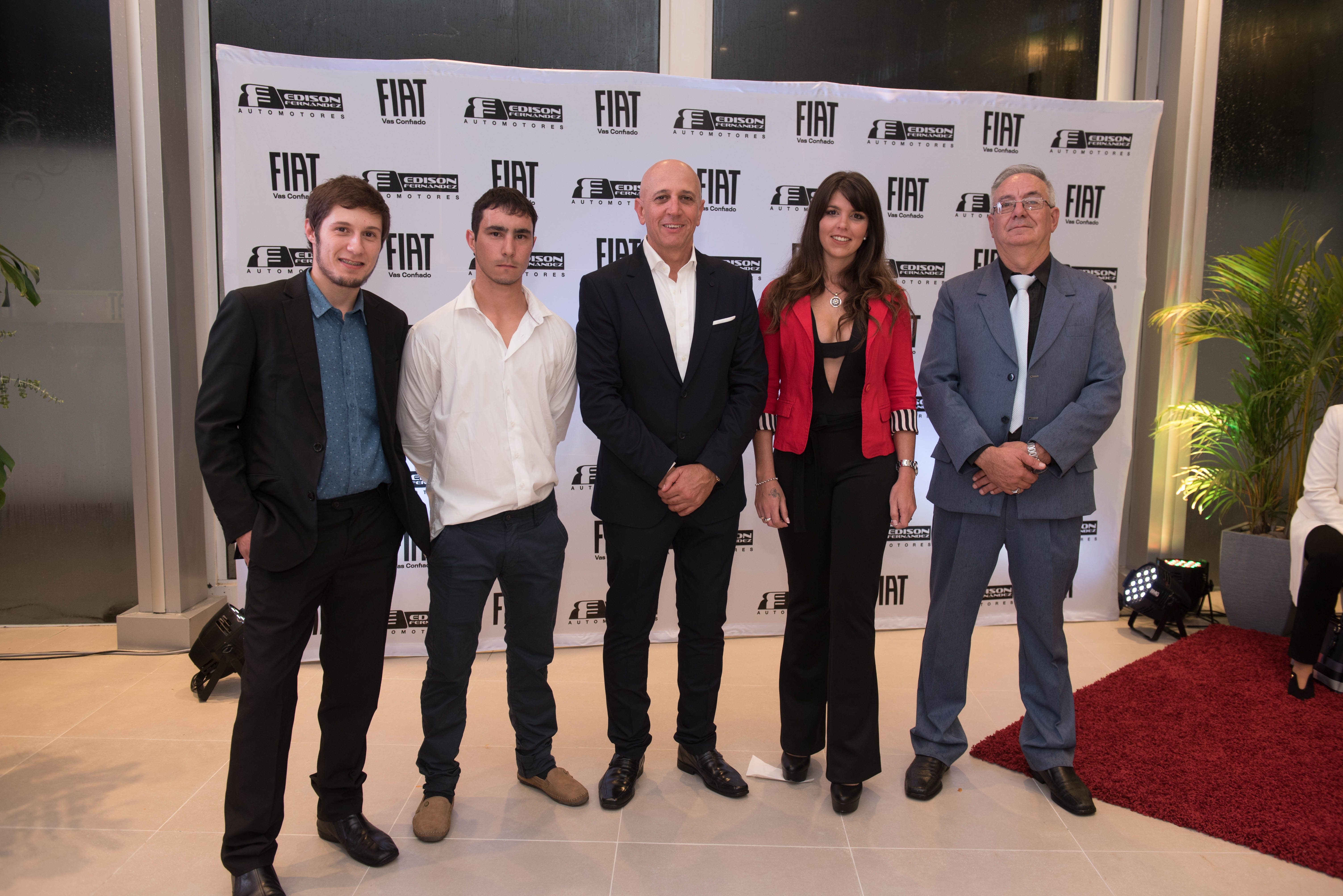 Equipo Fiat Edison Fernández-Cristian Urgueño, Ignacio Chorluca,Edison Fernández, Vanesa Merida,Jorge Courtie