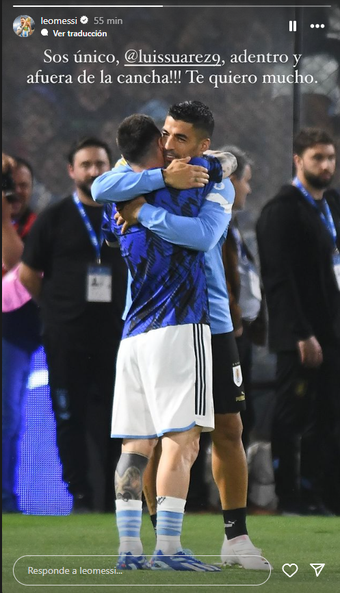 Sos único Adentro Y Afuera De La Cancha Mirá El Mensaje De Messi