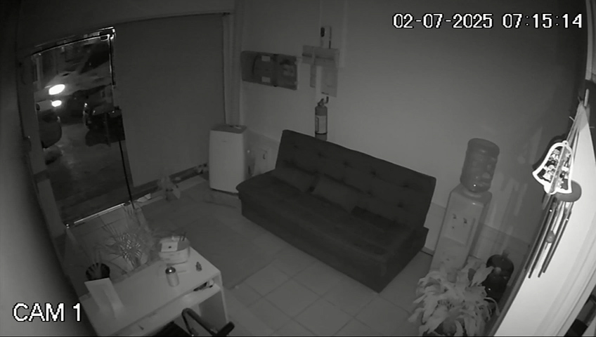 Ambulancia llegando al lugar el miércoles a las 7:15