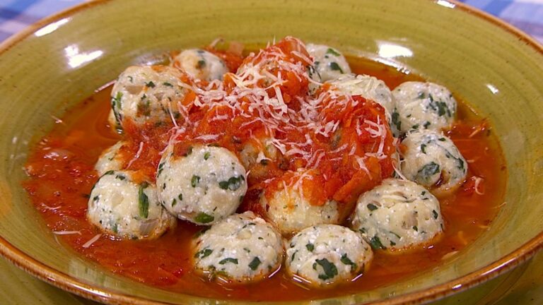 Malfatti de espinaca y ricota fácil para principiantes