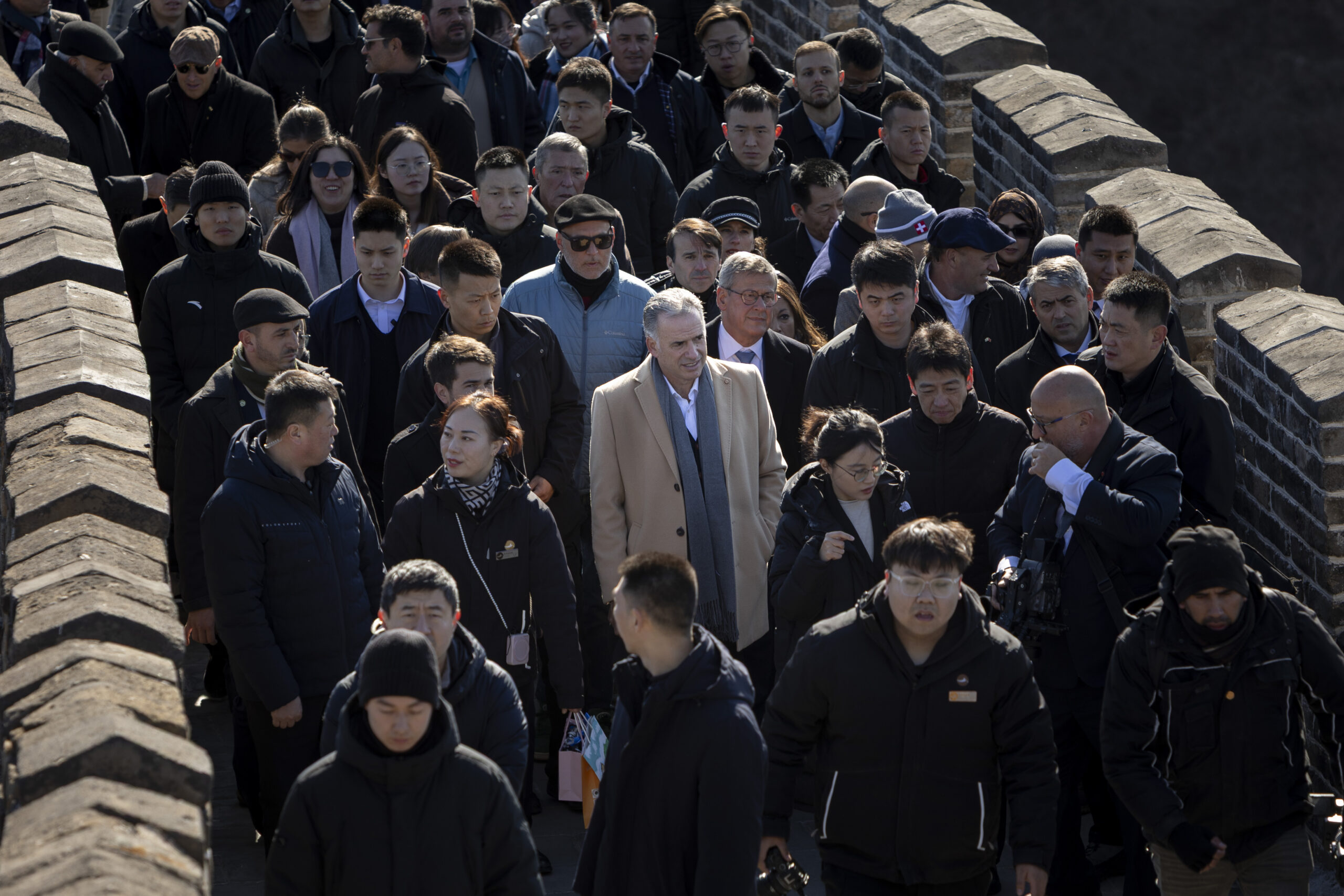 Gran Muralla. ©Camilo dos Santos Ayala-20260202CDS-0./ Uruguay / Montevideo / Presidencia ROU. Presidente de la República Oriental del Uruguay, profesor Yamandú Orsi. Misión Oficial a la República Popular China RPC, entre los días 29 de enero de 202