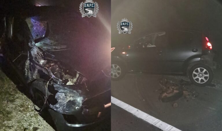 Accidente fatal en Rocha: intentó hacer un adelantamiento en ruta 9 y atropelló de frente a un hombre que iba en moto