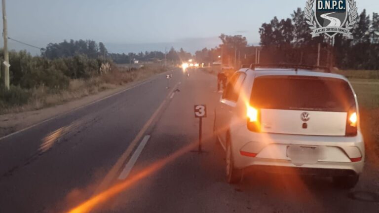 Accidentes fatales en rutas de Canelones y Florida: dos hombres murieron atropellados
