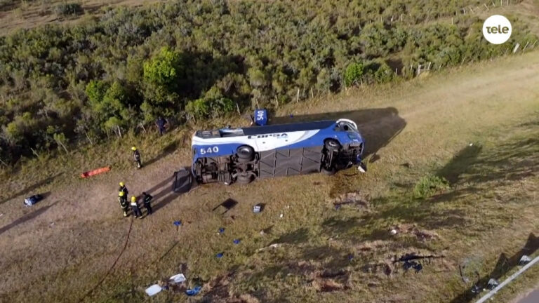 Imputaron al chofer de Copsa que conducía el ómnibus que volcó y cayó a ...